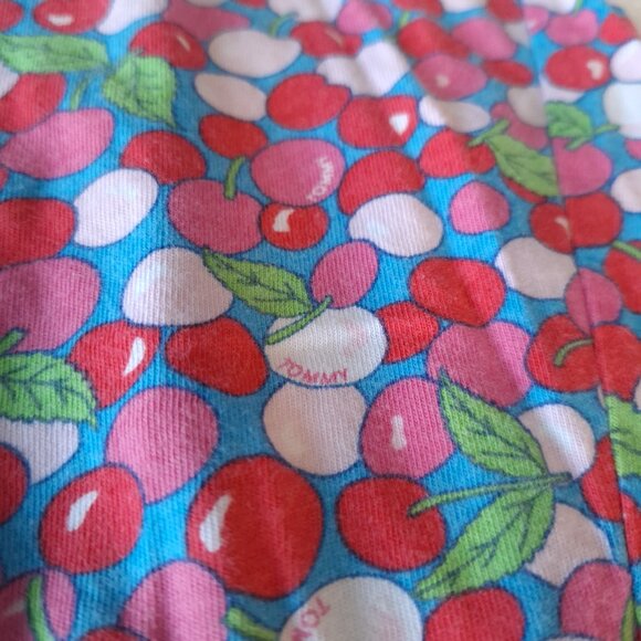 Tommy Hilfiger Cherries Fruit Lounge Pajama Capri Womens XL Elastic Waist Cotton - Picture 4 of 12